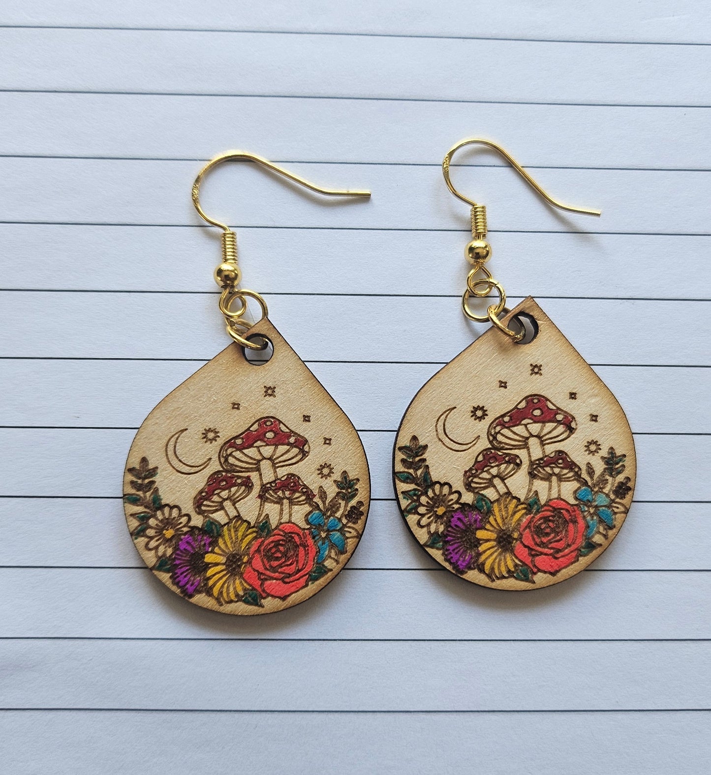 Mushroom Earrings